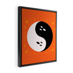 Spooky Yin Yang Framed Canvas Print Gallery Image 2