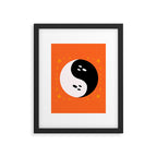 Spooky Yin Yang Framed Art Print Gallery Image 6