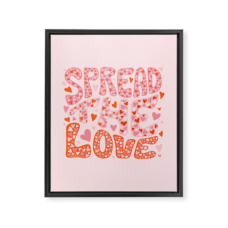 Spread the Love Framed Canvas Print Gallery Image 8