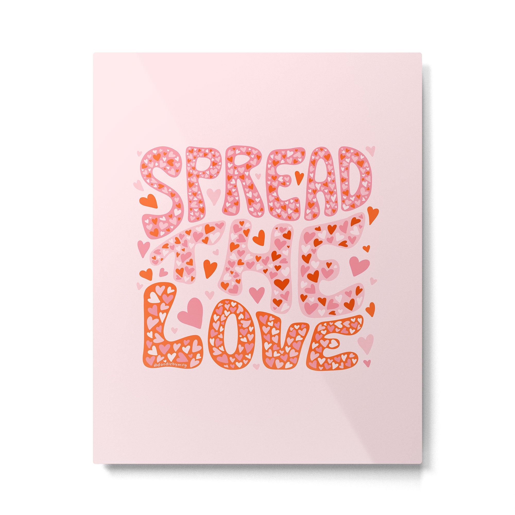 Spread the Love Metal Print Gallery Image 6