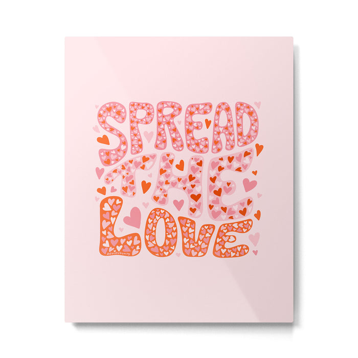 Spread the Love Metal Print Gallery Image 1