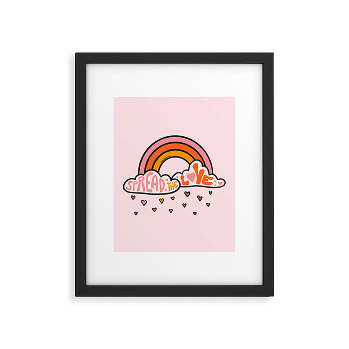 Spread The Love Framed Art Print Gallery Image 1