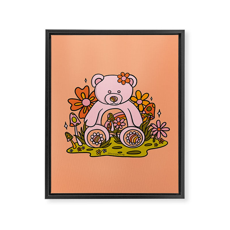 Spring Bear Framed Canvas Print Gallery Image 8