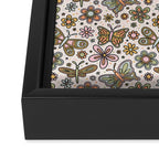 Spring Butterfly Print Framed Canvas Print Gallery Image 3