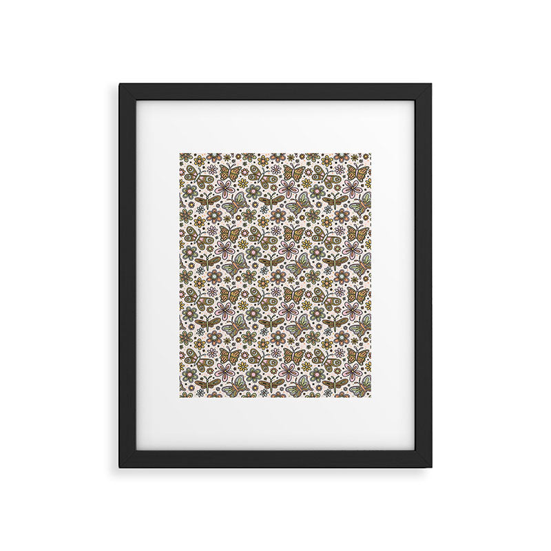 Spring Butterfly Print Framed Art Print Gallery Image 6