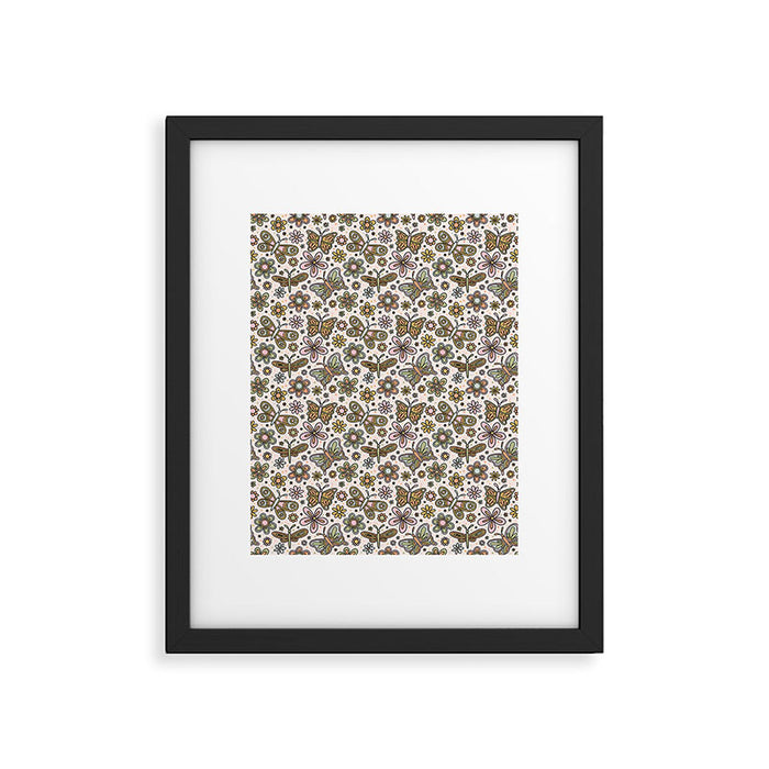 Spring Butterfly Print Framed Art Print Gallery Image 1