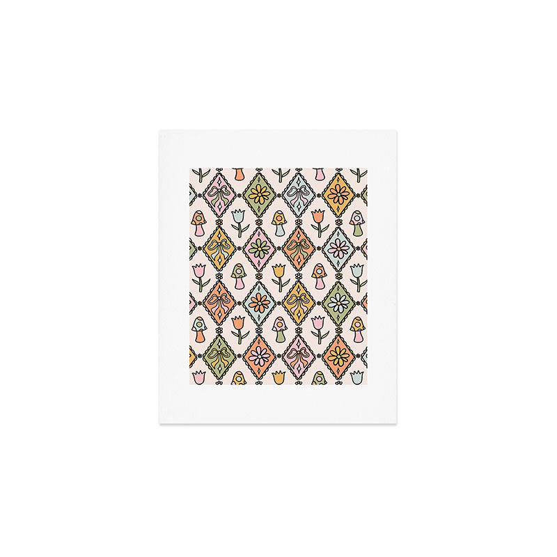 Spring Diamond Print Art Print Gallery Image 1