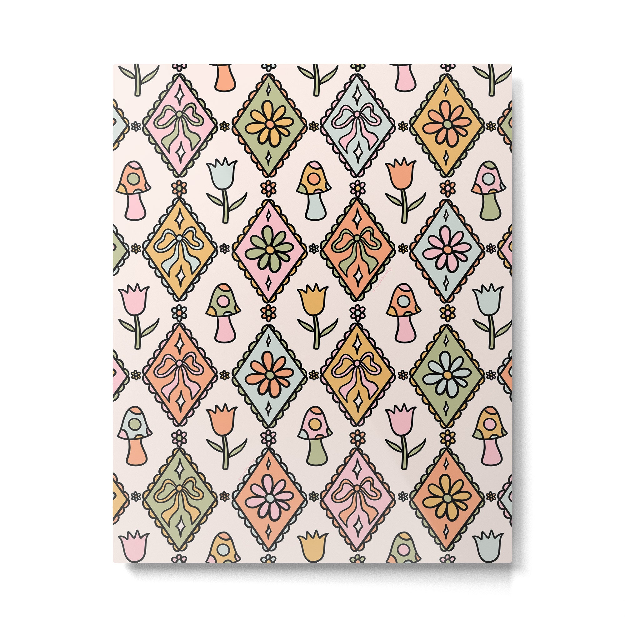 Spring Diamond Print Metal Print Gallery Image 6