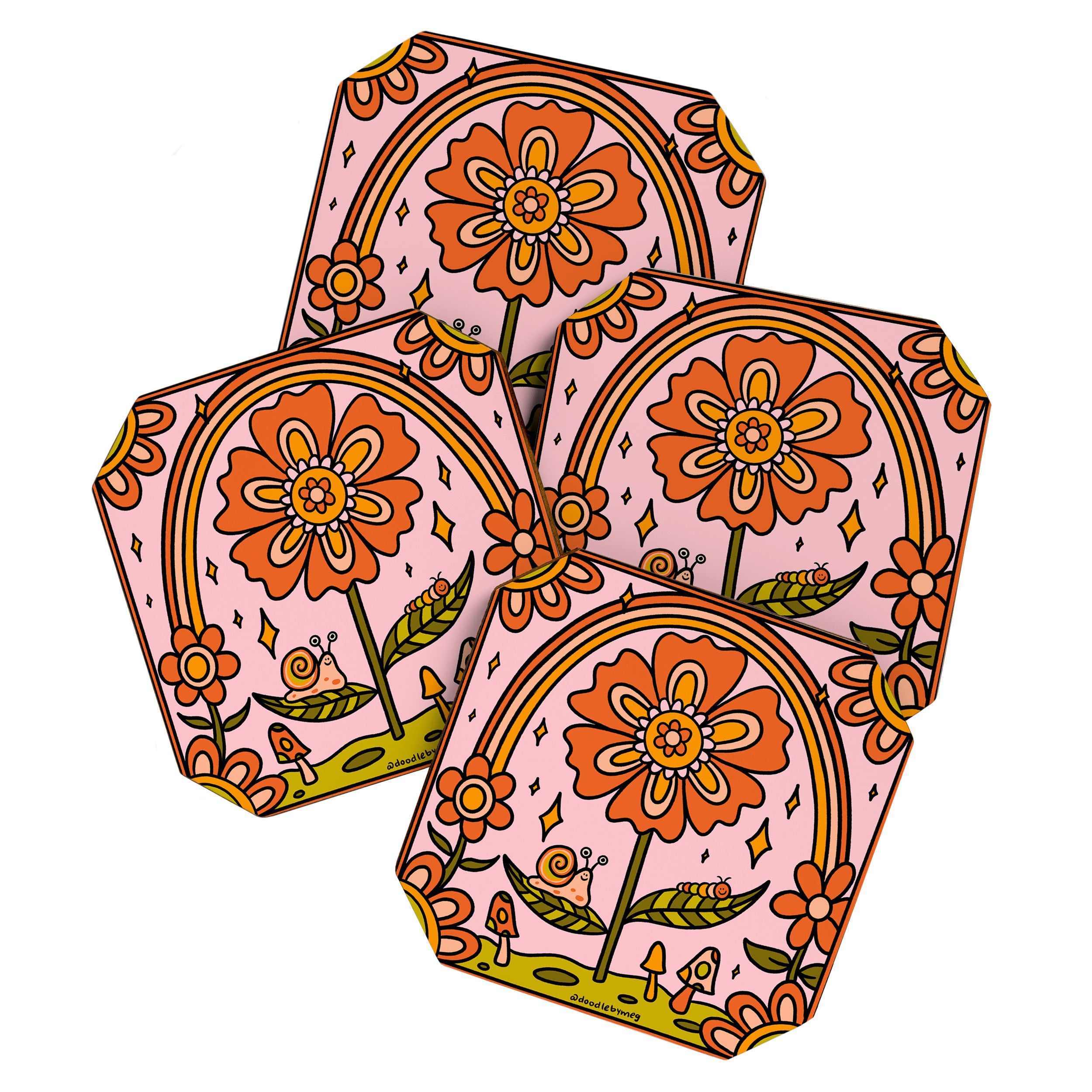 Spring Flower Coaster Gallery Image 1