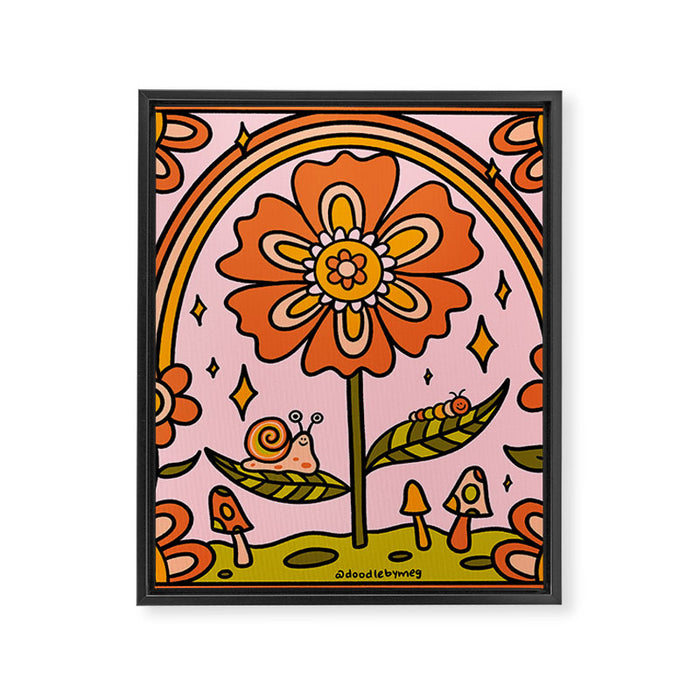 Spring Flower Framed Canvas Print Gallery Image 1