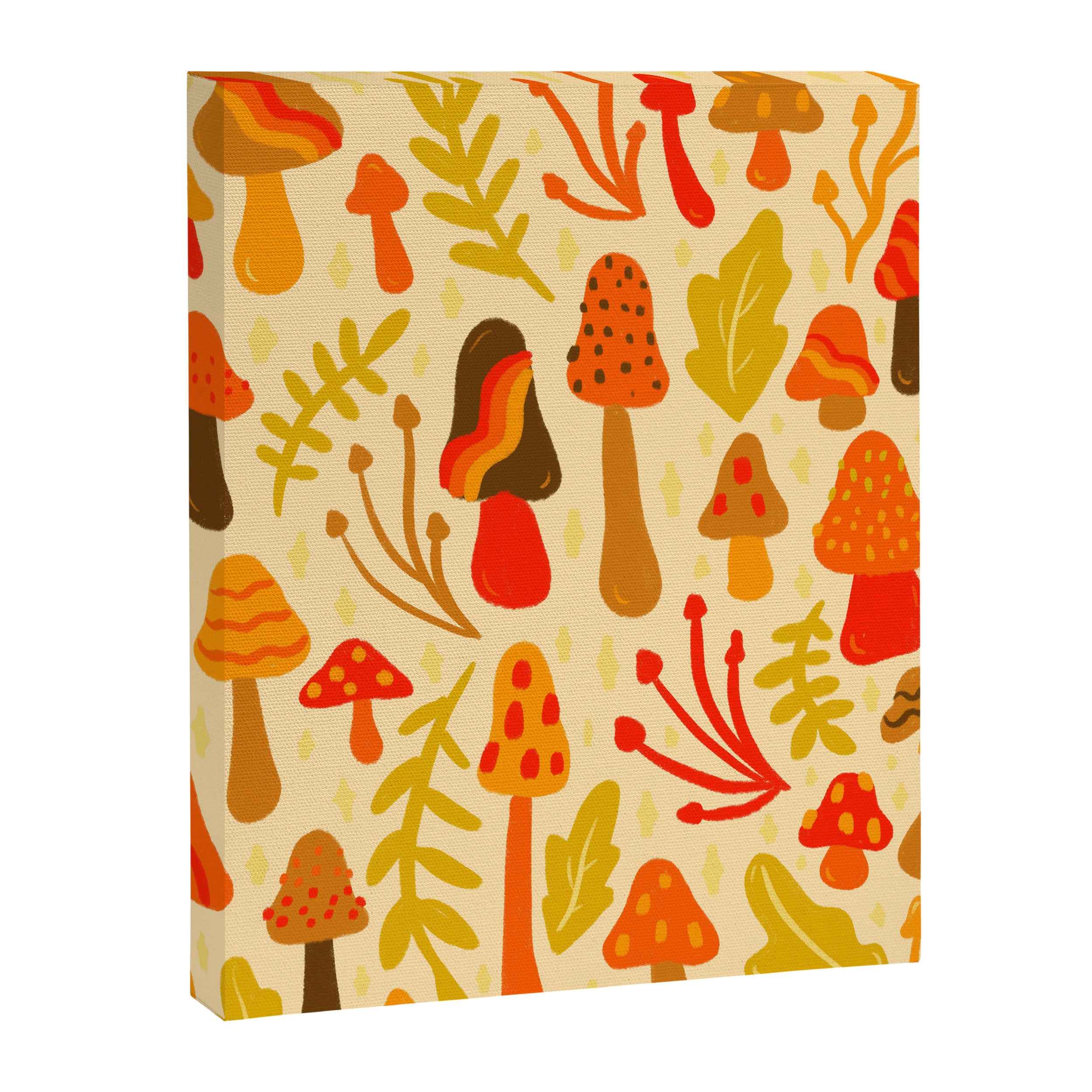 Spring Mushroom Print Canvas Print Gallery Image 8