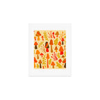 Spring Mushroom Print Art Print Gallery Image 1