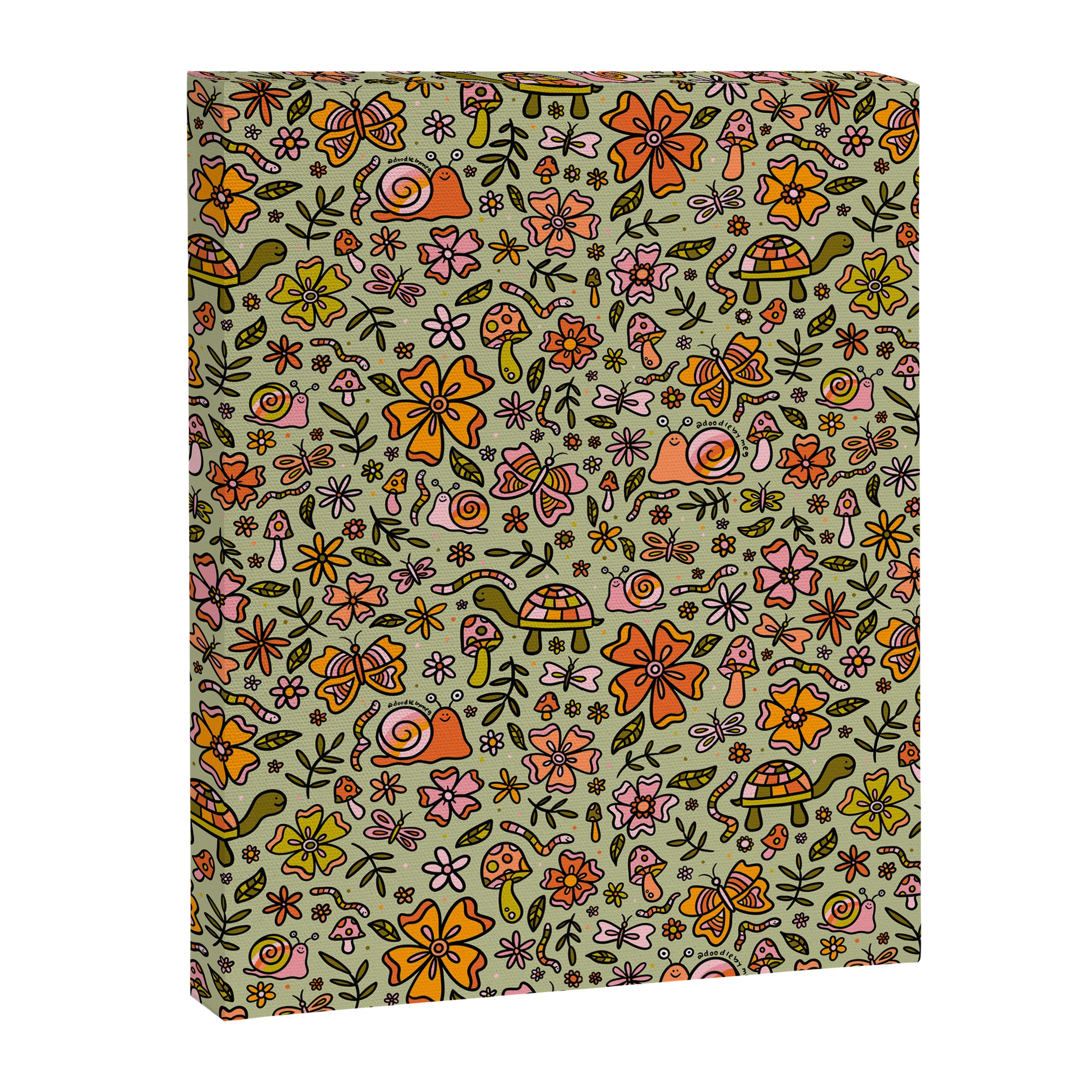 Spring Snail Print Canvas Print Gallery Image 8