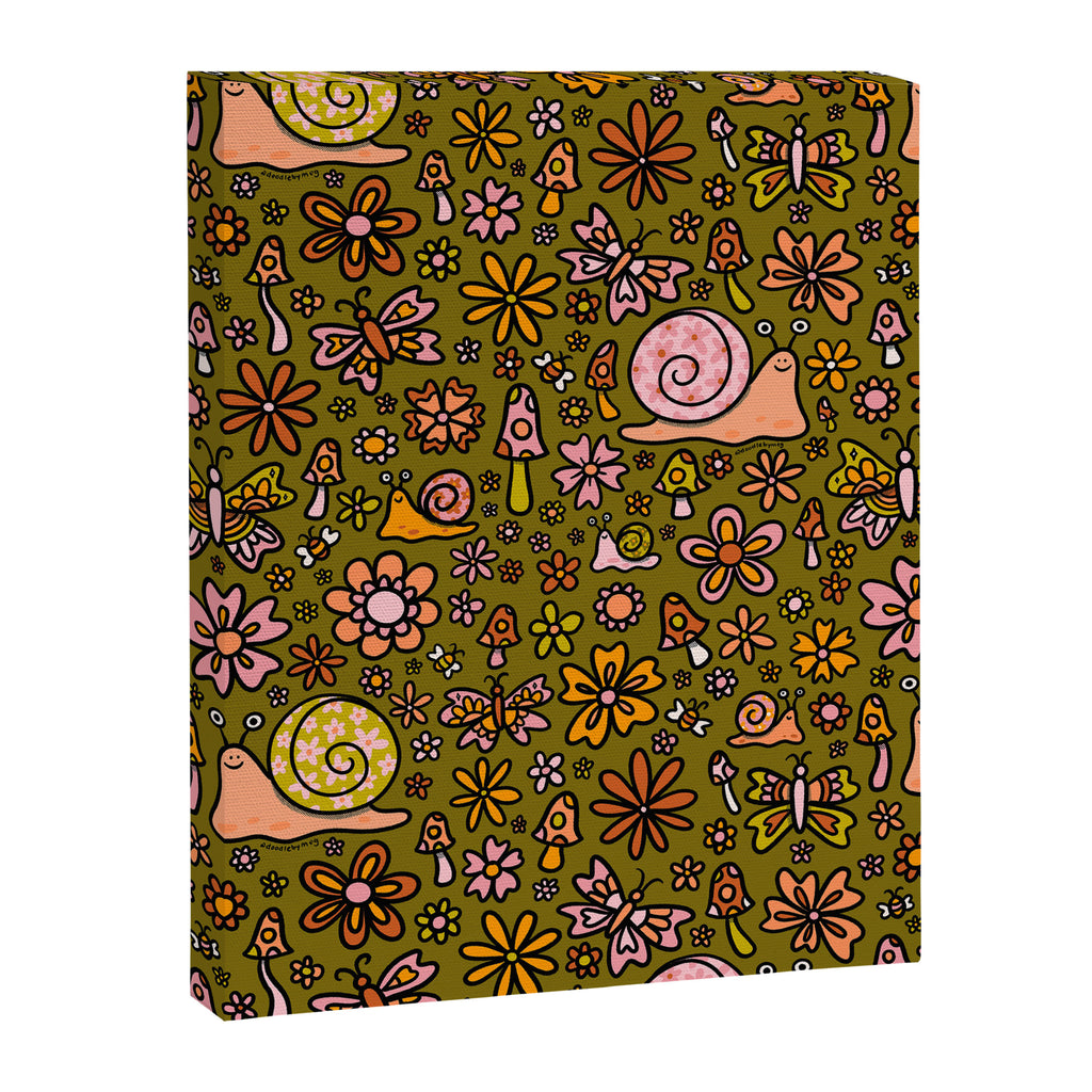 Spring Snail Print Canvas Print Gallery Image 8