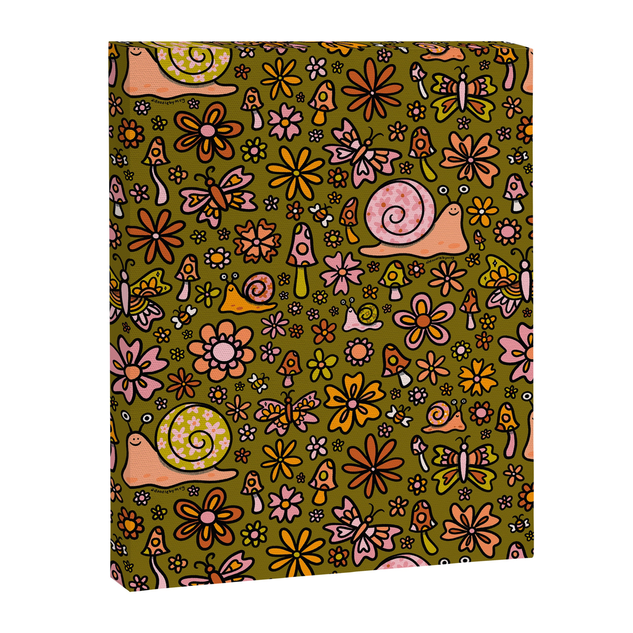 Spring Snail Print Canvas Print Gallery Image 8