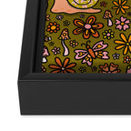 Spring Snail Print Framed Canvas Print Gallery Image 3