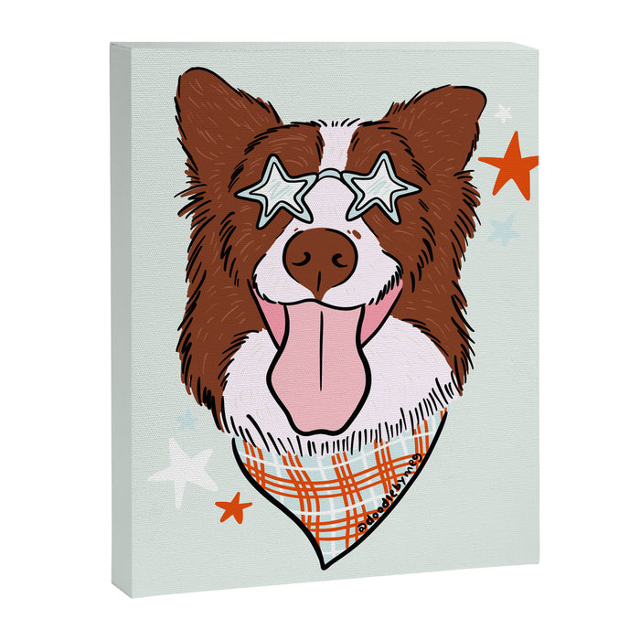 Star Dog Canvas Print Gallery Image 1