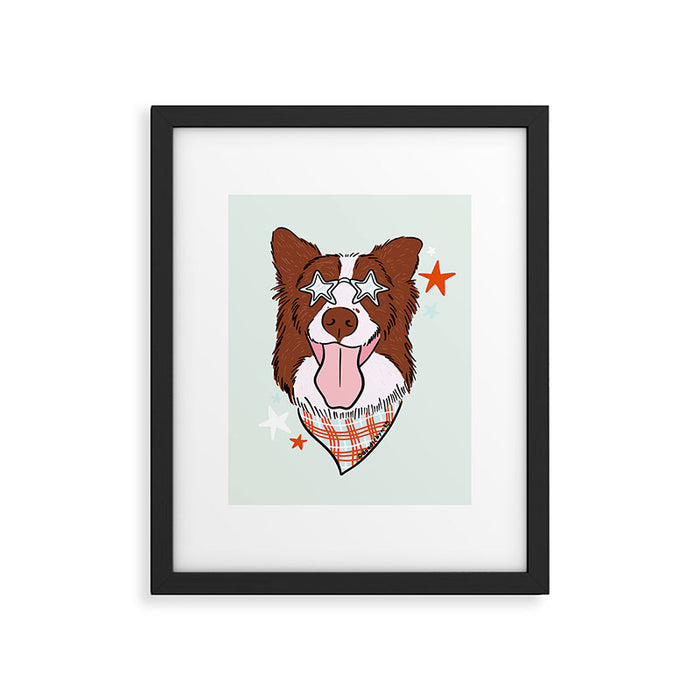 Star Dog Framed Art Print Gallery Image 1