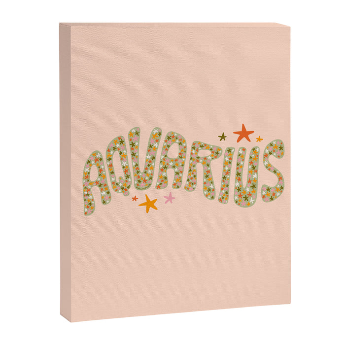 Starry Aquarius Canvas Print Gallery Image 1