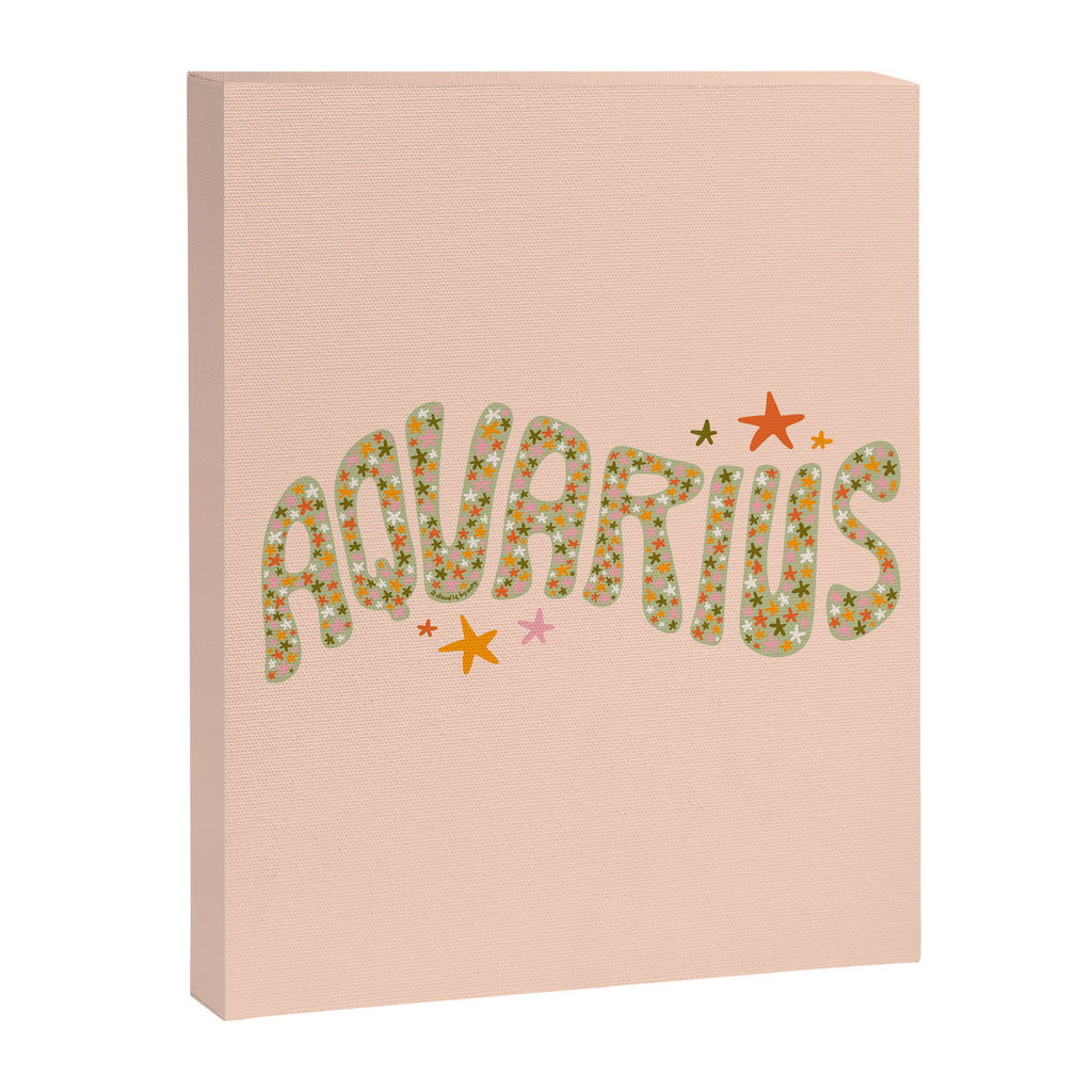 Starry Aquarius Canvas Print Gallery Image 8