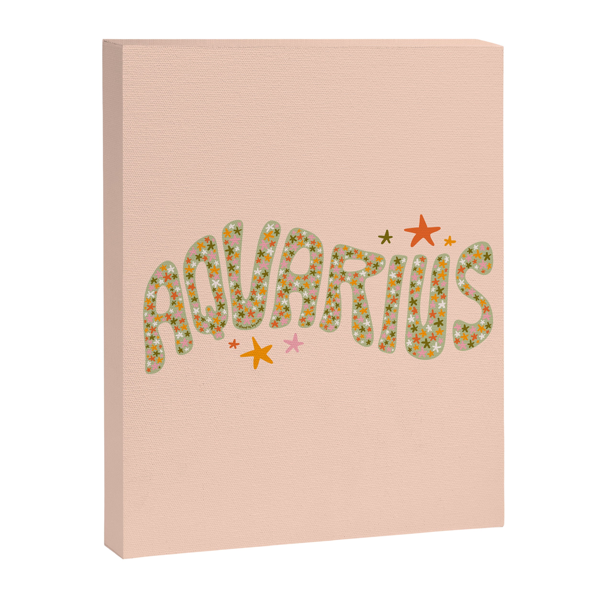 Starry Aquarius Canvas Print Gallery Image 8