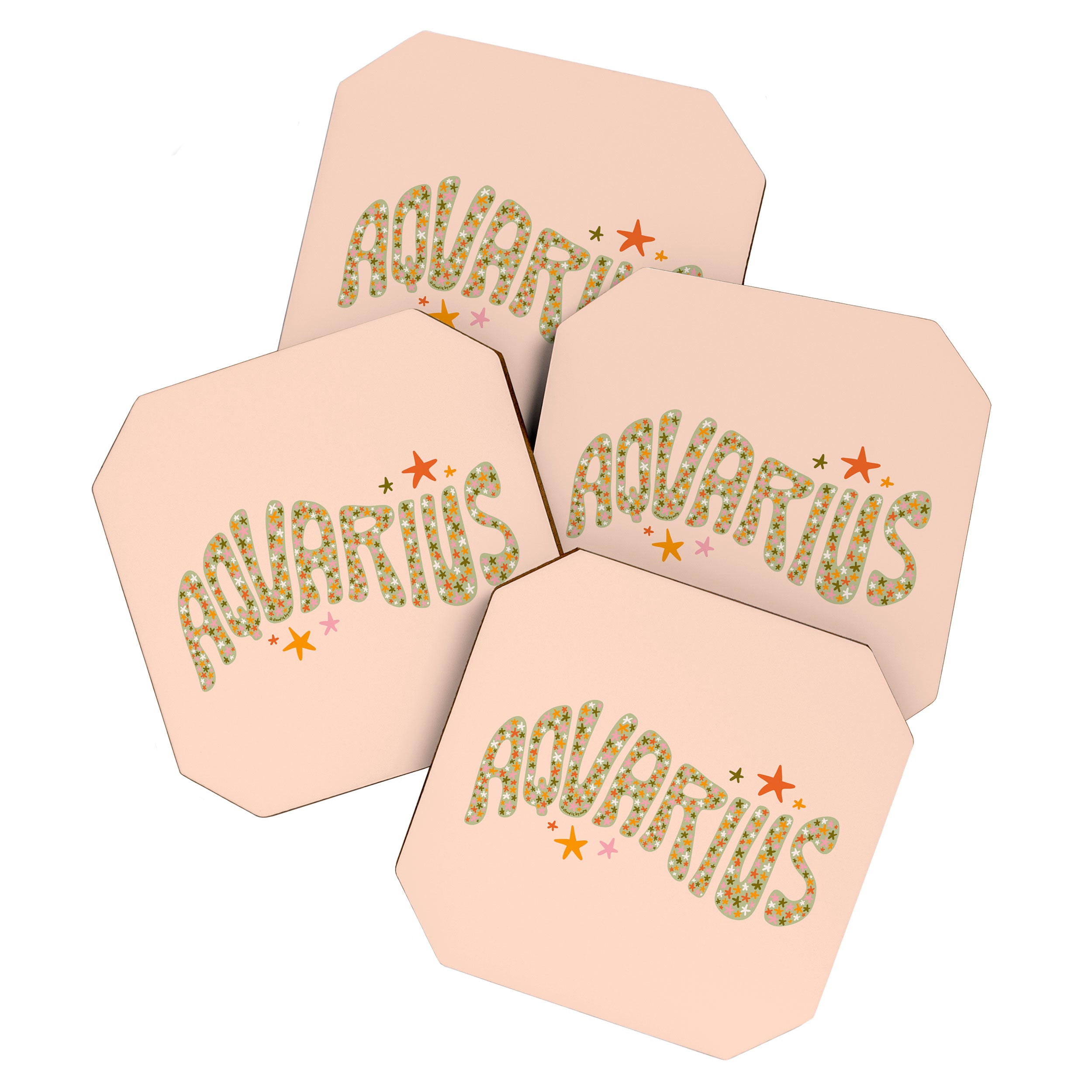 Starry Aquarius Coaster Gallery Image 1
