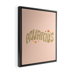 Starry Aquarius Framed Canvas Print Gallery Image 2