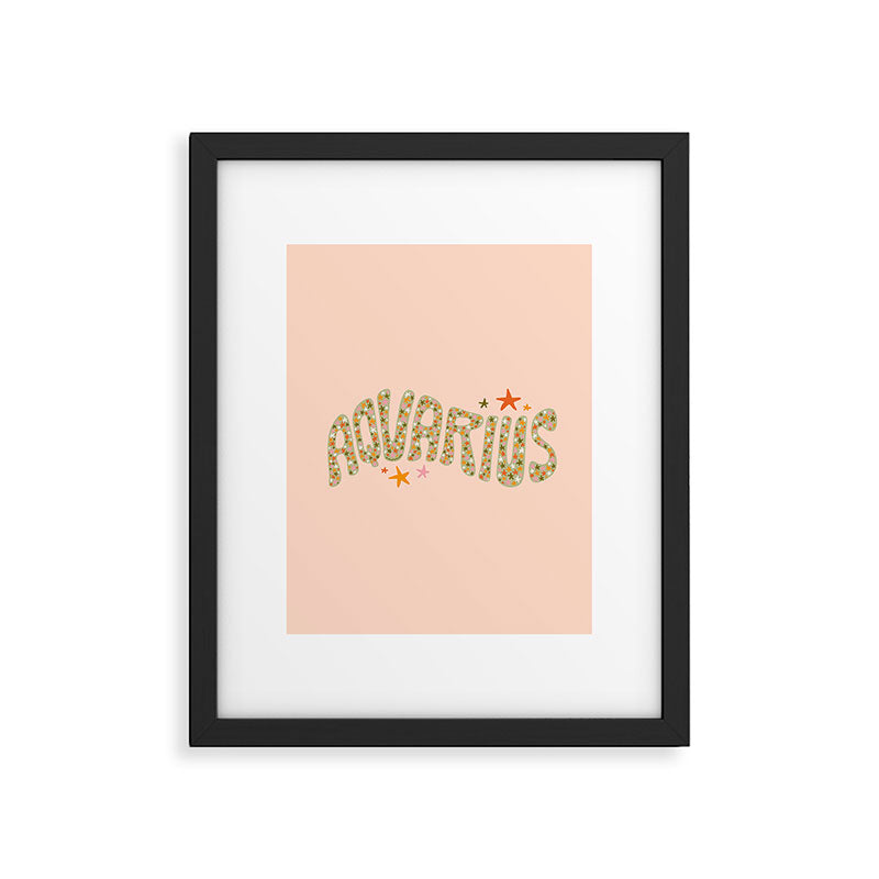 Starry Aquarius Framed Art Print Gallery Image 6