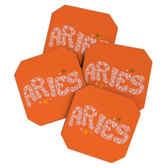 Starry Aries Coaster Gallery Image 1