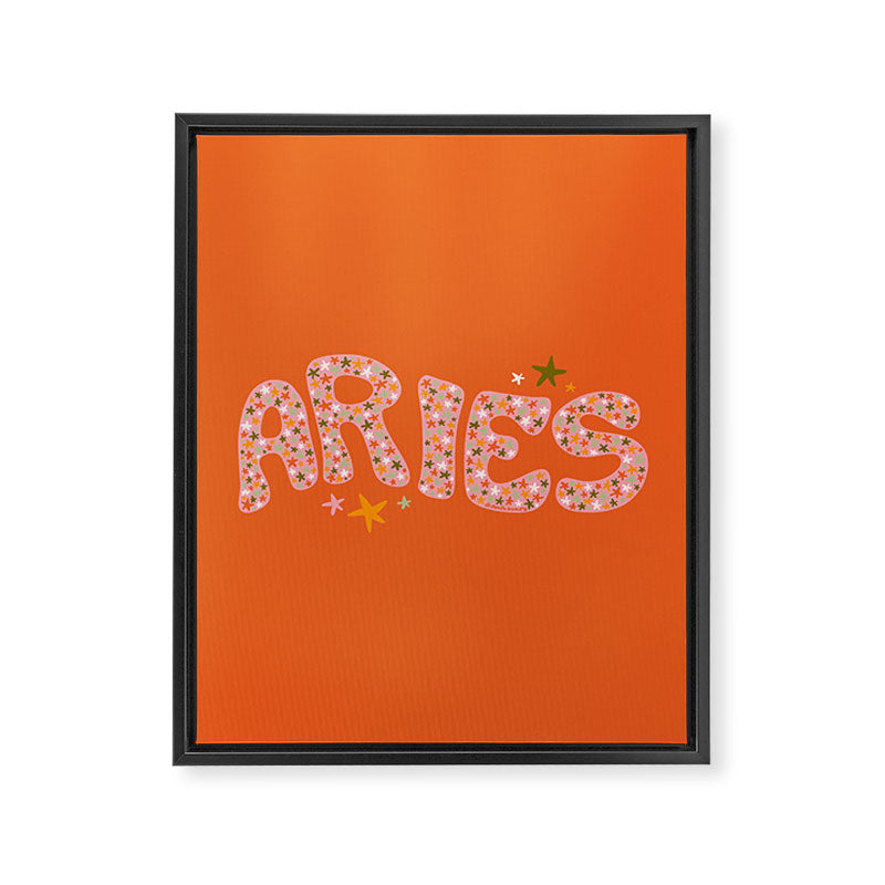 Starry Aries Framed Canvas Print Gallery Image 8