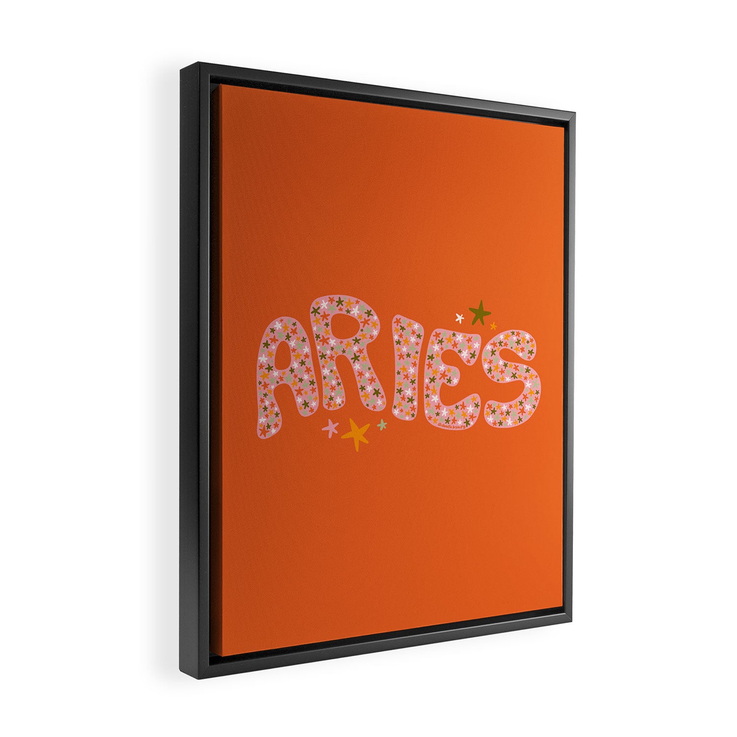 Starry Aries Framed Canvas Print Gallery Image 2