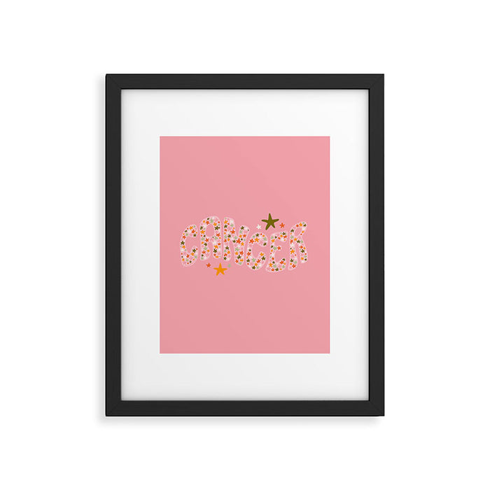 Starry Cancer Framed Art Print Gallery Image 1