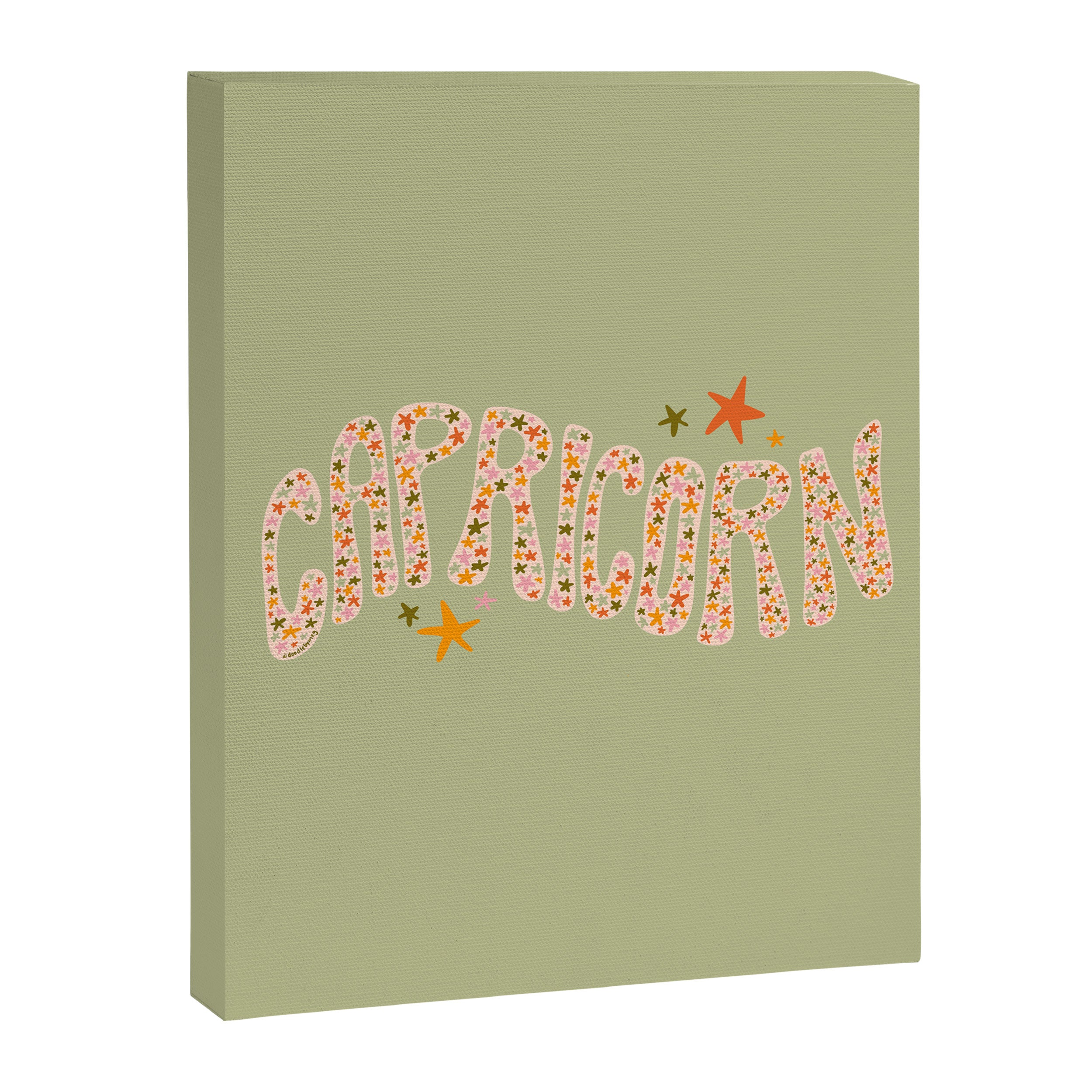 Starry Capricorn Canvas Print Gallery Image 8
