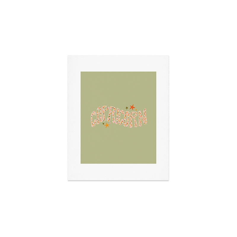Starry Capricorn Art Print Gallery Image 1