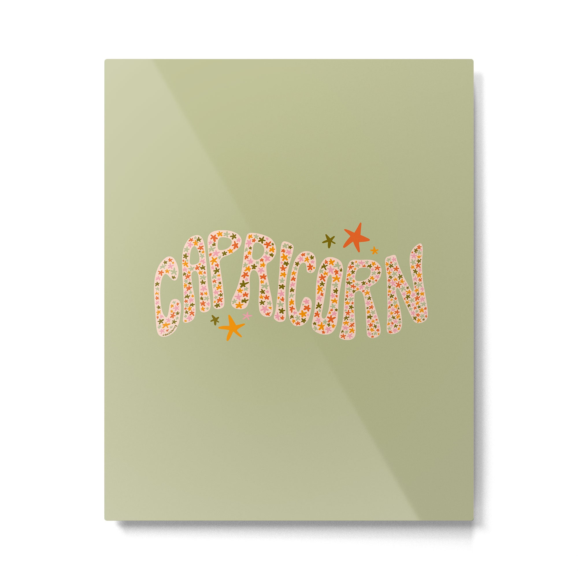 Starry Capricorn Metal Print Gallery Image 6