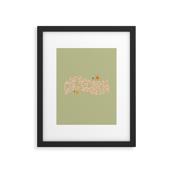 Starry Capricorn Framed Art Print Gallery Image 1