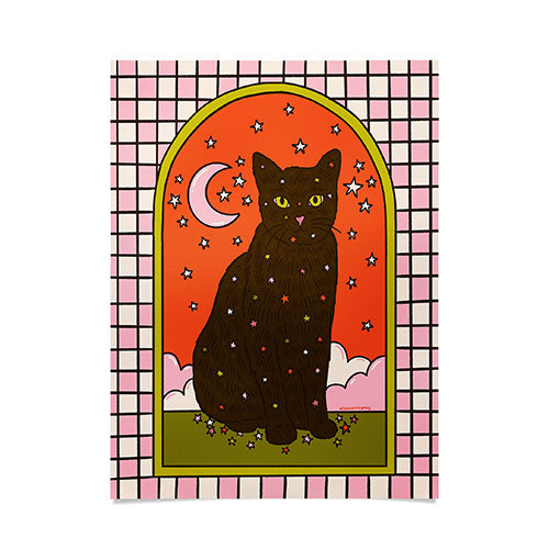 Starry Cat Poster Gallery Image 1