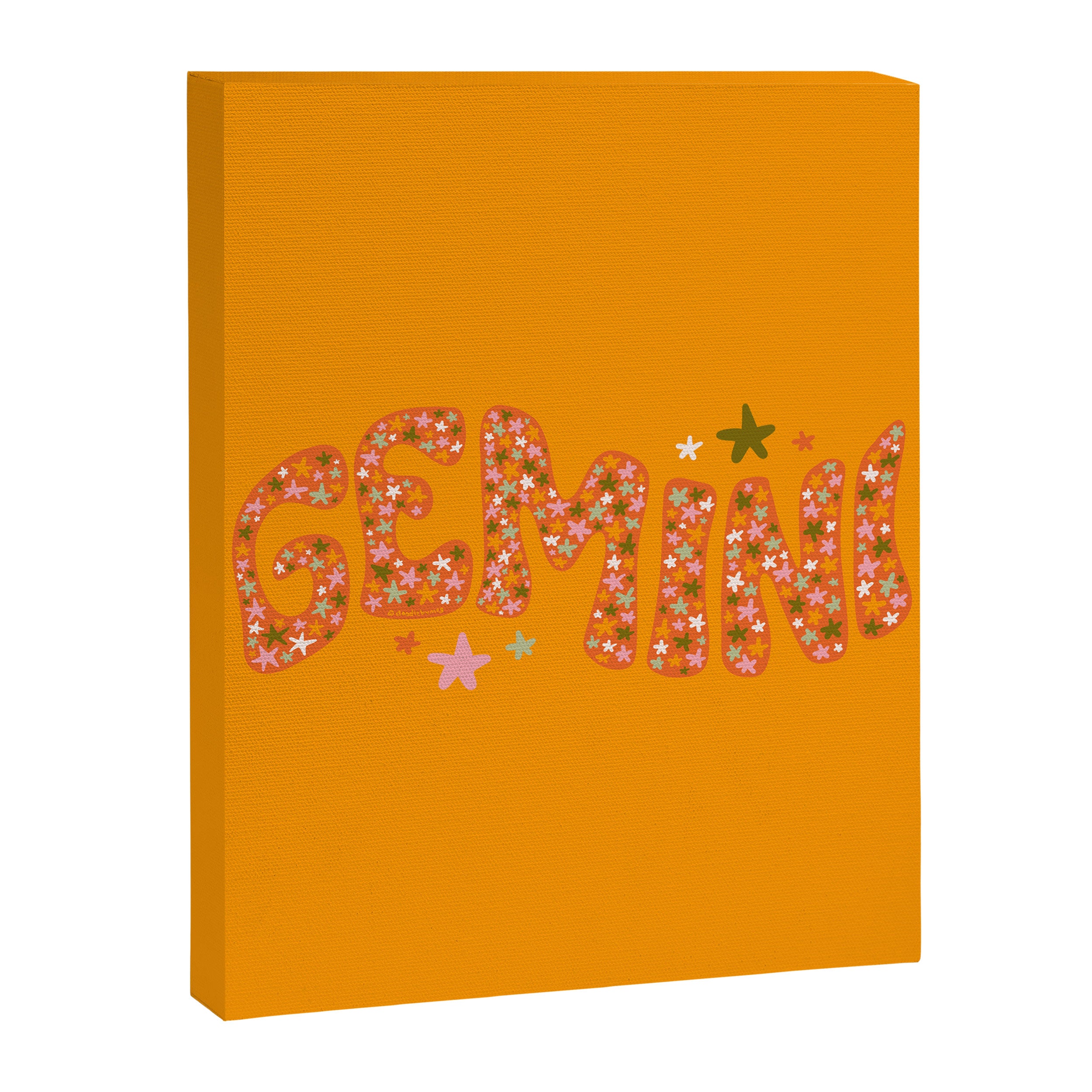 Starry Gemini Canvas Print Gallery Image 8