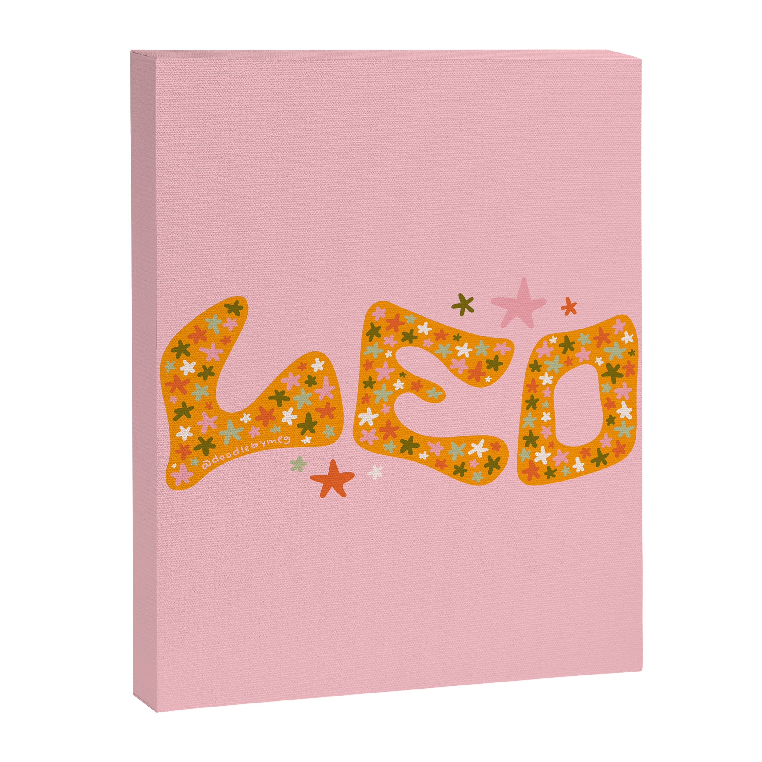 Starry Leo Canvas Print Gallery Image 8