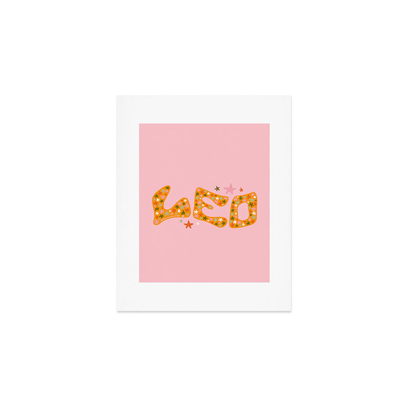 Starry Leo Art Print Gallery Image 1