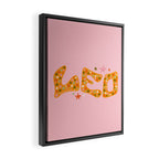 Starry Leo Framed Canvas Print Gallery Image 2