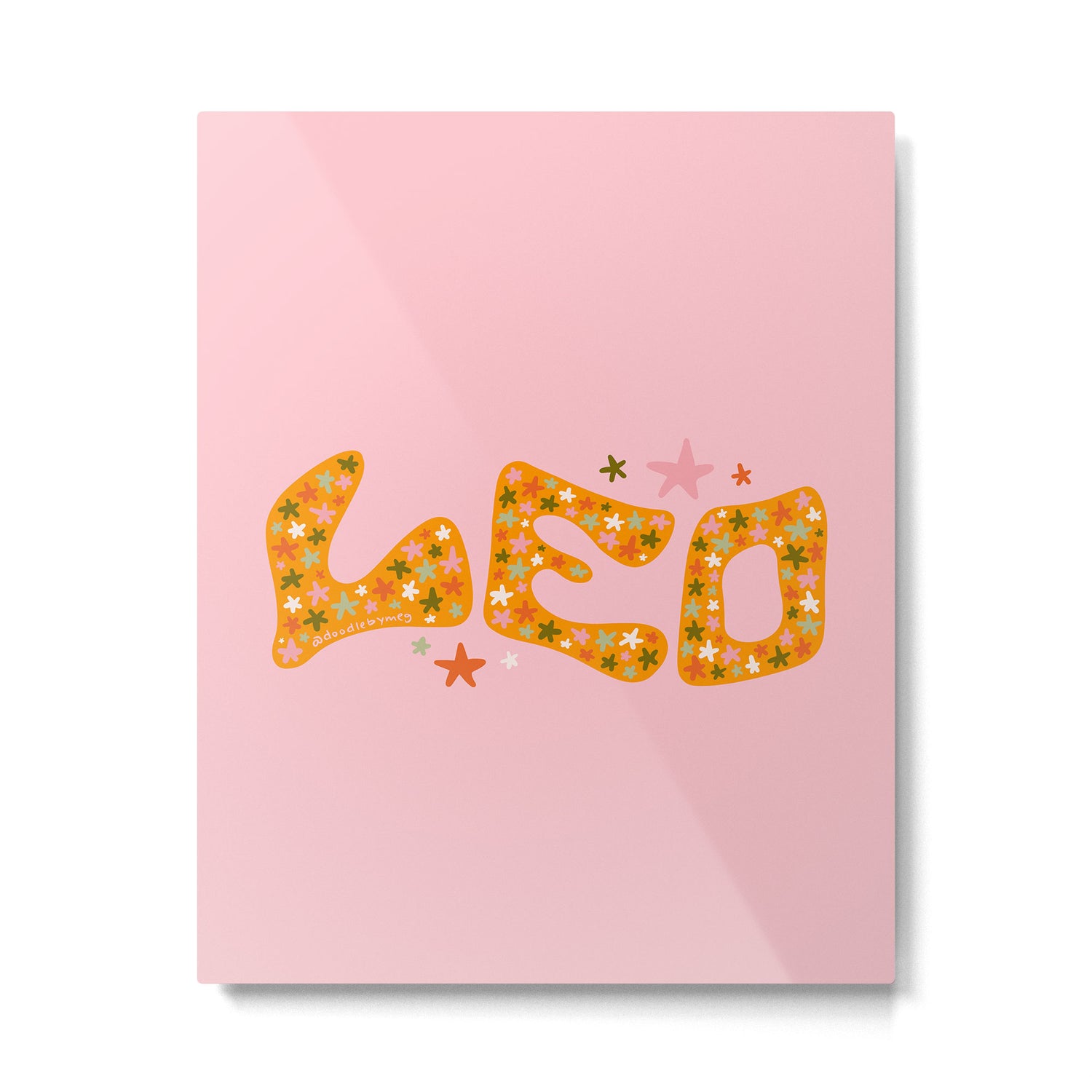 Starry Leo Metal Print Gallery Image 6
