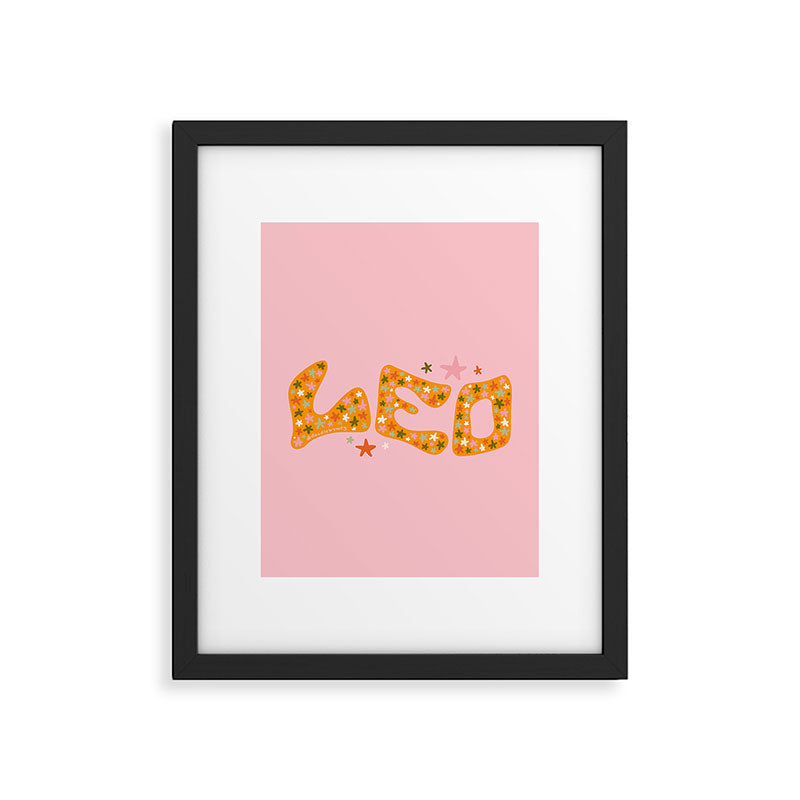 Starry Leo Framed Art Print Gallery Image 6
