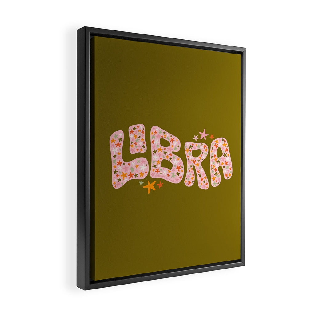 Starry Libra Framed Canvas Print Gallery Image 2