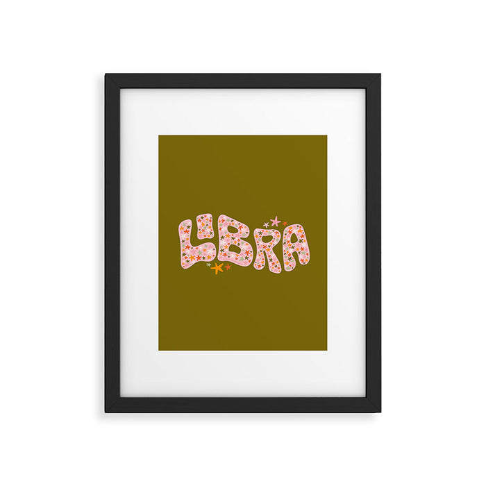 Starry Libra Framed Art Print Gallery Image 1