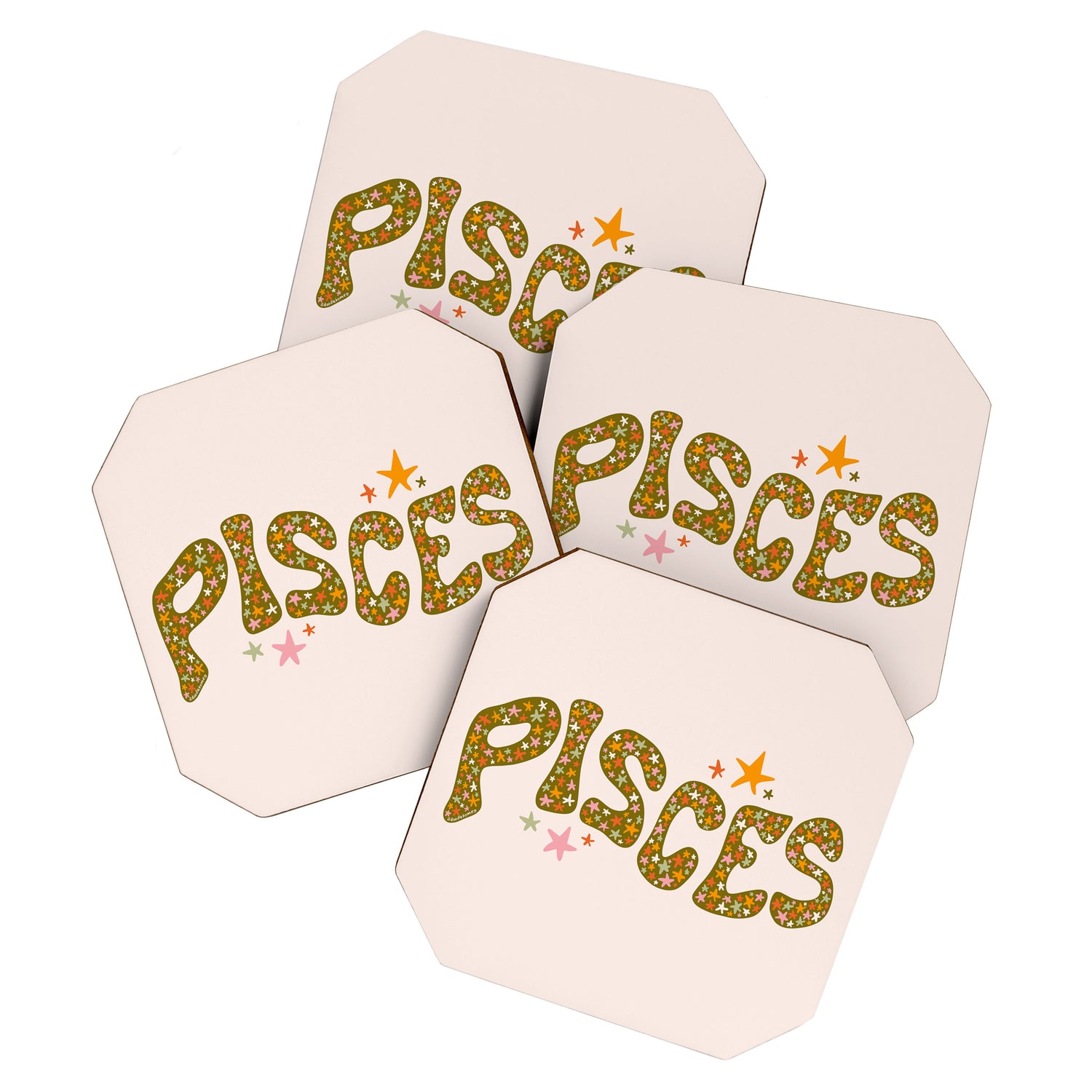 Starry Pisces Coaster Gallery Image 1