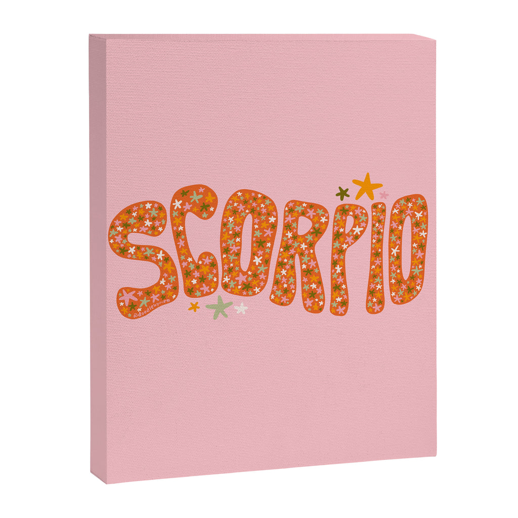 Starry Scorpio Canvas Print Gallery Image 8