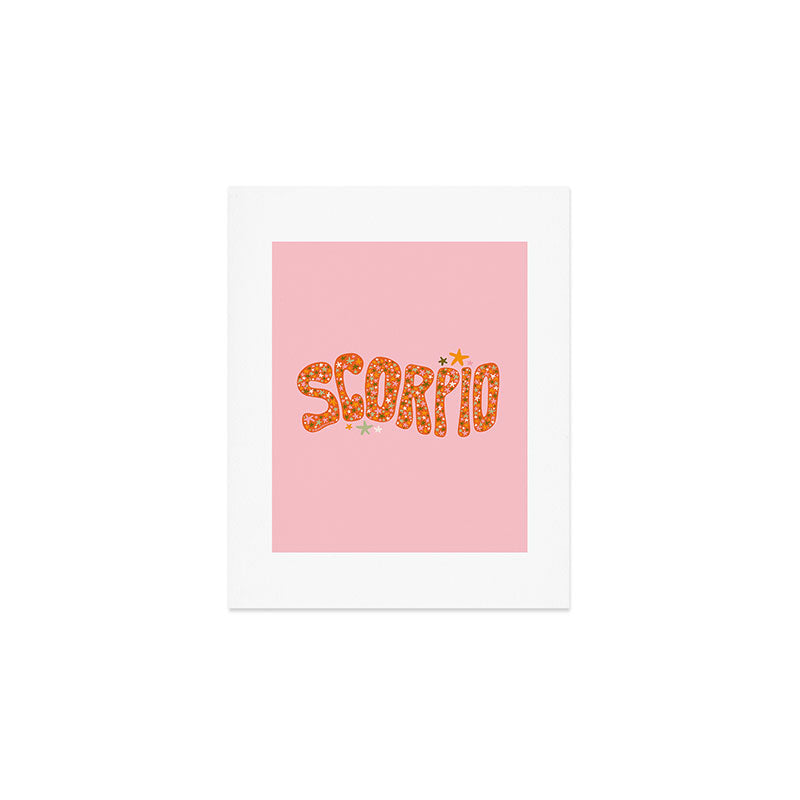Starry Scorpio Art Print Gallery Image 1