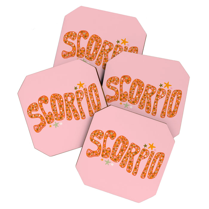 Starry Scorpio Coaster Gallery Image 1