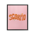 Starry Scorpio Framed Canvas Print Gallery Image 8